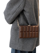 Square Chocolate Shape Crossbody Bag - Crazy Fun Store