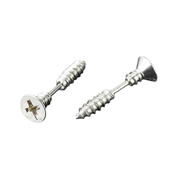 Stainless Steel Screw Shape Earring - Toy Store of Crazy Fun